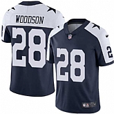 Nike Dallas Cowboys #28 Darren Woodson Navy Blue Thanksgiving NFL Vapor Untouchable Limited Throwback Jersey,baseball caps,new era cap wholesale,wholesale hats